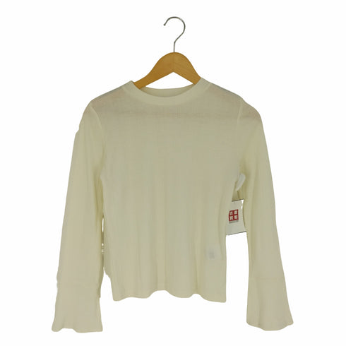 ナチュラルビューティーベーシック NATURAL BEAUTY BASIC シアーフレアスリーブカットソー レディース JPN:M