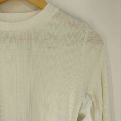 ナチュラルビューティーベーシック NATURAL BEAUTY BASIC シアーフレアスリーブカットソー レディース JPN:M