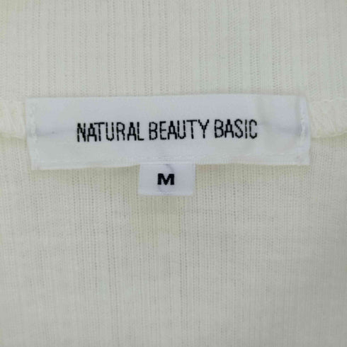 ナチュラルビューティーベーシック NATURAL BEAUTY BASIC シアーフレアスリーブカットソー レディース JPN:M