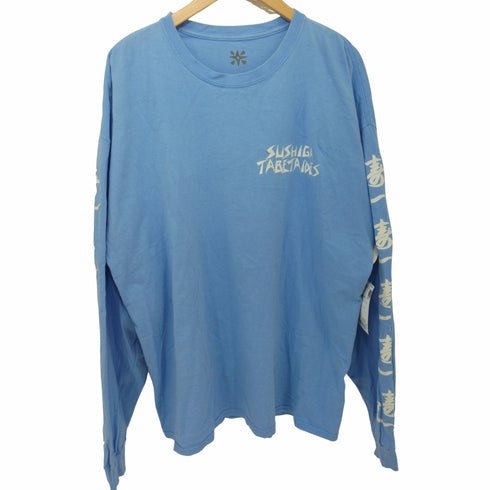 タコライド TACORIDE sushigatabetaides 前面プリント ロングスリーブTシャツ メンズ