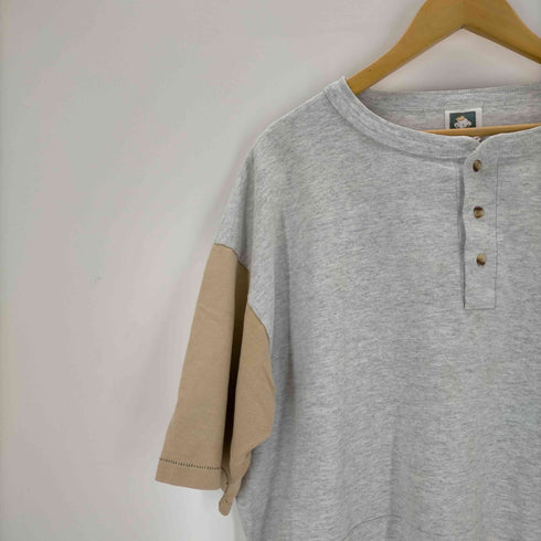 コットンデラックス COTTON DELUXE 90s バイカラー ヘンリーネック オーバーサイズカットソー メンズ JPN:XXL