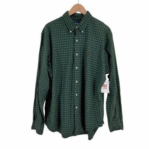 ラルフローレン RALPH LAUREN CASSIC FIT ポニー刺繍 チェック BDシャツ メンズ import:XL