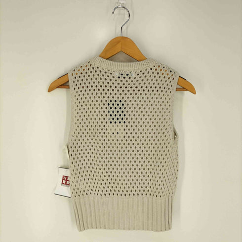 アズールバイマウジー AZUL by moussy MESH KNIT VEST メッシュニットベスト レディース FREE