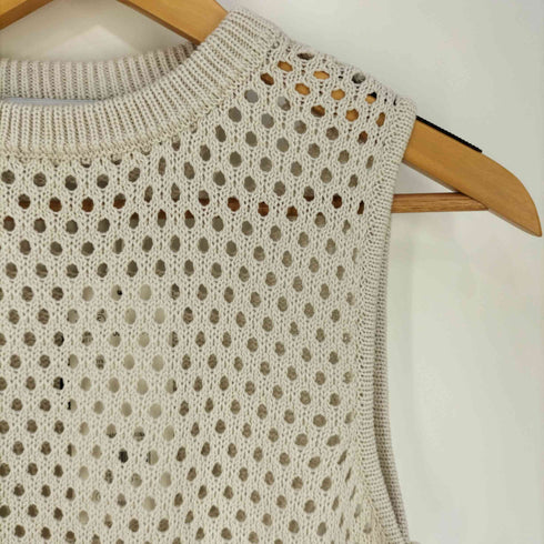 アズールバイマウジー AZUL by moussy MESH KNIT VEST メッシュニットベスト レディース FREE