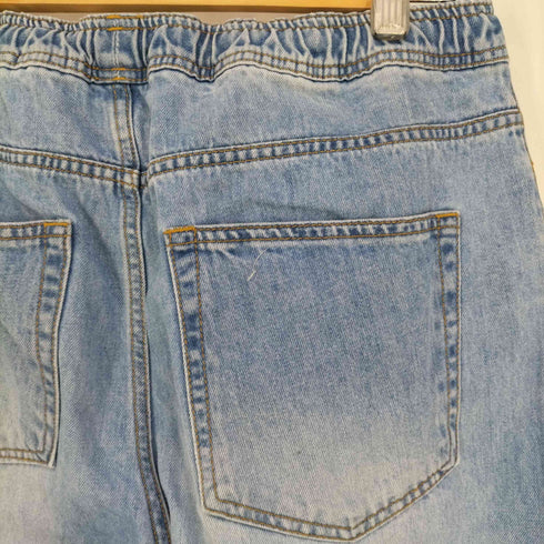 COOR ウォッシュドイージーワイドデニムパンツ メンズ L