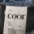 COOR ウォッシュドイージーワイドデニムパンツ メンズ L