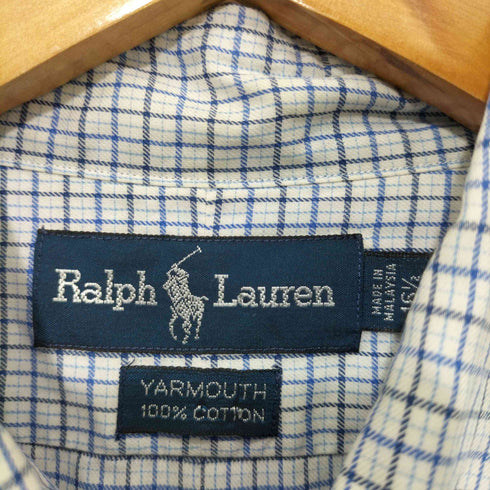 ラルフローレン RALPH LAUREN 80-90s YARMOUTH ポニー刺繍 ボタンダウンシャツ メンズ