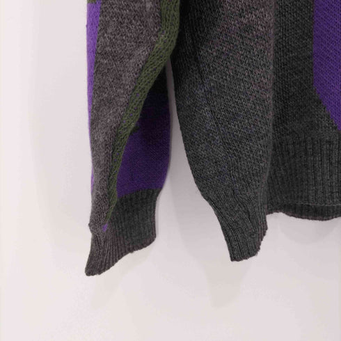 ラコステ LACOSTE 70S ロゴ刺繍 クルーネック ニット メンズ JPN:5