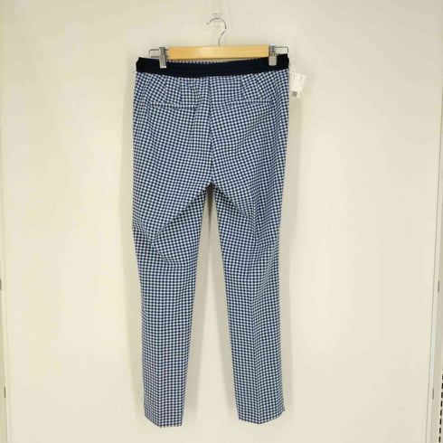 ザラ ZARA ギンガムチェック スラックスパンツ レディース import:M