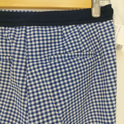 ザラ ZARA ギンガムチェック スラックスパンツ レディース import:M