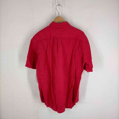 ラルフローレン RALPH LAUREN 90S CLASSIC FIT シルク混 ポニー刺しゅうリネンシャツ メンズ JPN:L