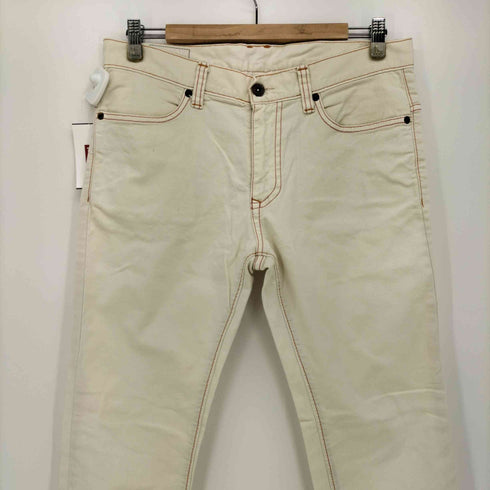 ティグルブロカンテ TIGRE BROCANTE ホワイト デニム パンツ メンズ JPN:M