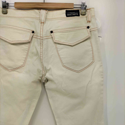 ティグルブロカンテ TIGRE BROCANTE ホワイト デニム パンツ メンズ JPN:M