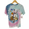 キャラクタープリントタイダイ染半袖Tシャツ メンズ JPN:M