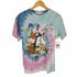 キャラクタープリントタイダイ染半袖Tシャツ メンズ JPN:M