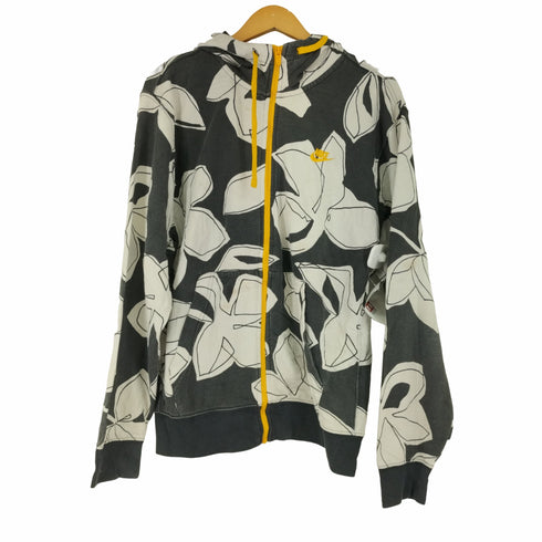 ナイキ NIKE フラワープリントジップアップパーカー メンズ JPN:M