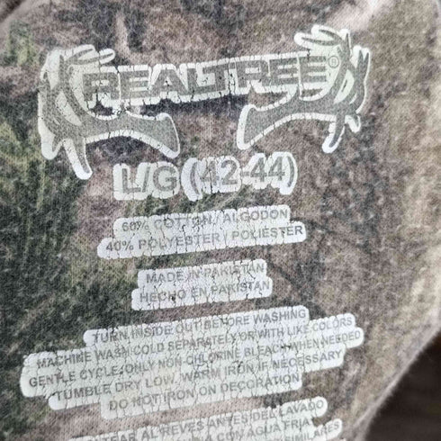 REALTREE リアルツリーカモ プルオーバーパーカー メンズ JPN:L