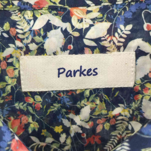 パークス PARKES 丸襟 花柄背中ヨークブラウス レディース JPN:M