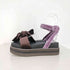ユナイテッドアローズ UNITED ARROWS ×NAOKO TSUJI ベルベット ウェッジ サンダル レディース JPN:37