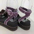 ユナイテッドアローズ UNITED ARROWS ×NAOKO TSUJI ベルベット ウェッジ サンダル レディース JPN:37