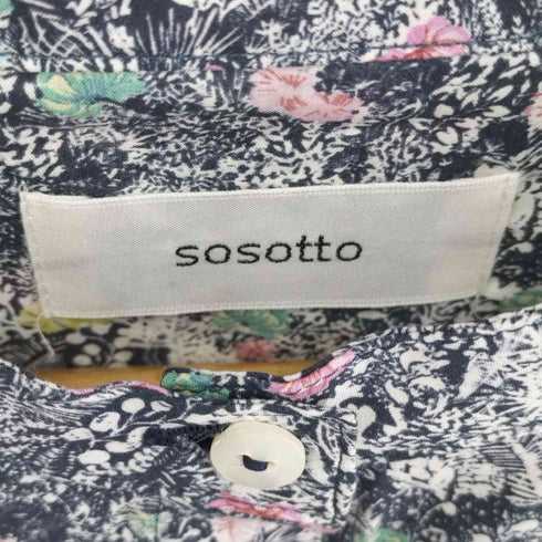 ソソット sosotto 花柄 L/S ブラウス レディース JPN:1