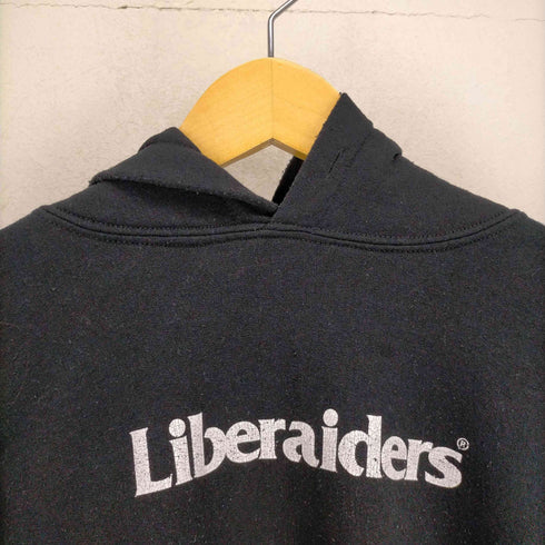 リベレイダース Liberaiders ロゴプリントプルオーバーパーカー メンズ JPN:XL