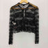 アナスイ ANNA SUI 花柄 シアー レース ティアード カーディガン Y2K グランジ レディース import:S