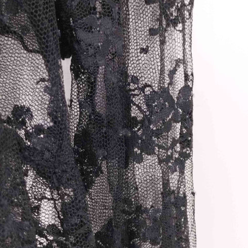 アナスイ ANNA SUI 花柄 シアー レース ティアード カーディガン Y2K グランジ レディース import:S