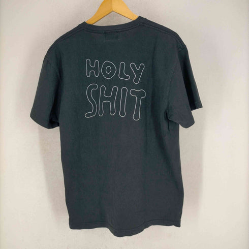 ホーリーシット HOLY SHIT SHITちゃん 両面プリントクルーネックTシャツ メンズ JPN:XL