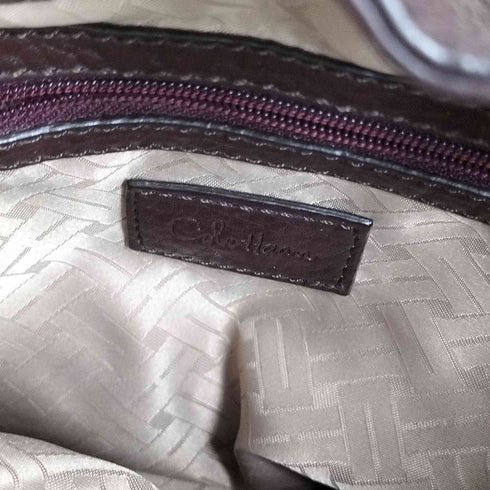 コールハーン COLE HAAN シボ革 レザーハンドバッグ レディース