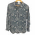 ロイスクレヨン Lois CRAYON シルク 100% オープンカラー 総柄 L/S シャツ ブラウス レディース JPN:M