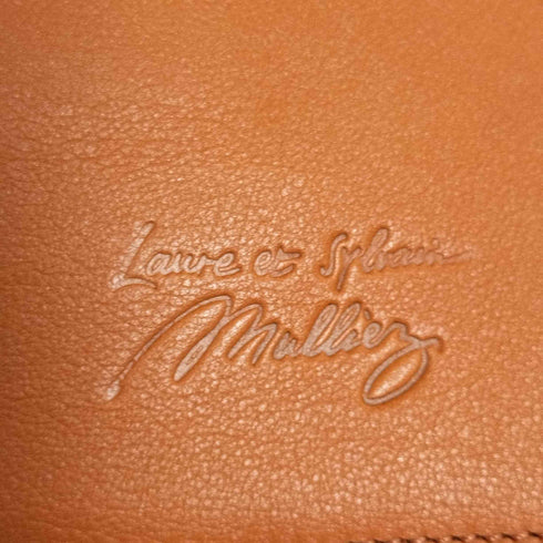 Laure et Sylvain MULLIEZ ロゴ型押し 3ポケット レザーハンドバッグ レディース