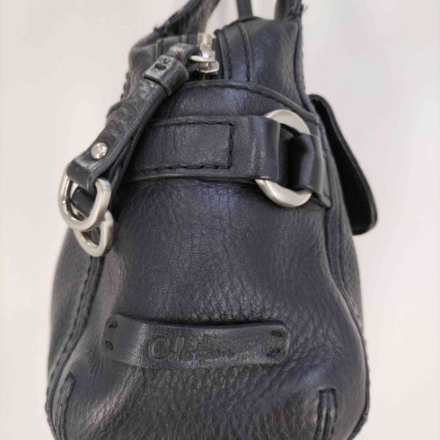 コールハーン COLE HAAN マグネットスナップ シボ革 レザーハンドバッグ レディース