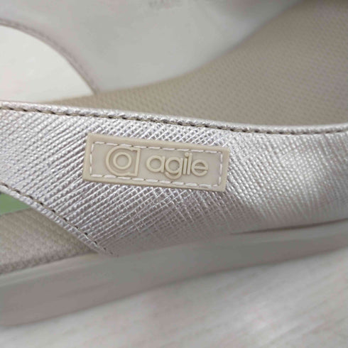 アージレ バイ ルコライン AGILE BY RUCOLINE オープントゥ―サンダル レディース 36