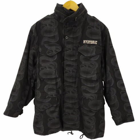 ヒステリックグラマー HYSTERIC GLAMOUR 22AW SNAKE LOOP柄 M65 フィールドジャケット メンズ JPN:M