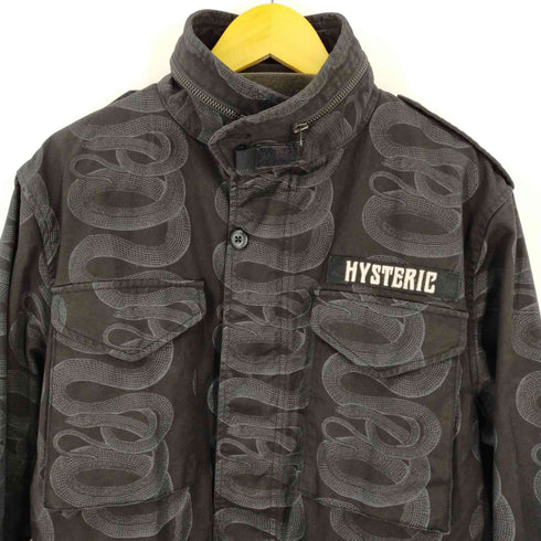 ヒステリックグラマー HYSTERIC GLAMOUR 22AW SNAKE LOOP柄 M65 フィールドジャケット メンズ JPN:M
