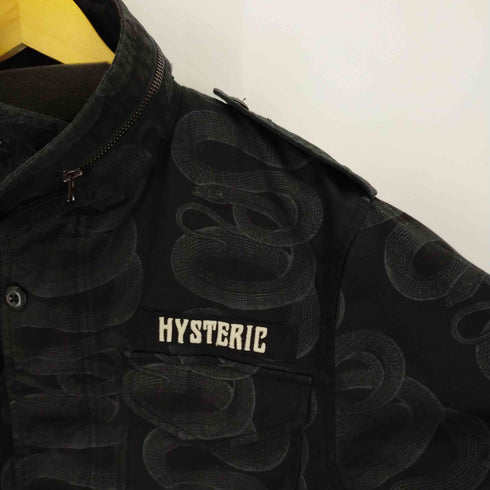 ヒステリックグラマー HYSTERIC GLAMOUR 22AW SNAKE LOOP柄 M65 フィールドジャケット メンズ JPN:M