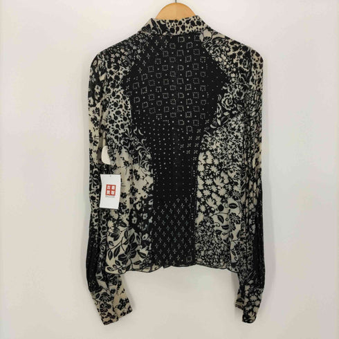 アナスイ ANNASUI 総柄 レーヨン L/S シャツ レディース JPN:2