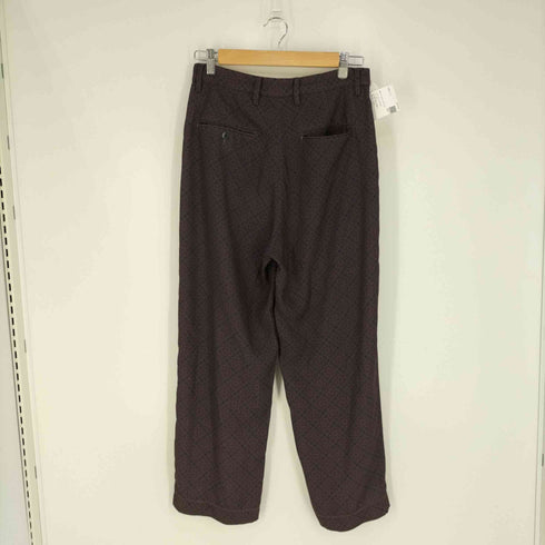ハレ HARE 総柄 1タックワイドスラックス メンズ JPN:S