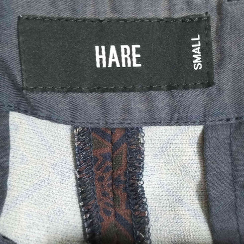 ハレ HARE 総柄 1タックワイドスラックス メンズ JPN:S