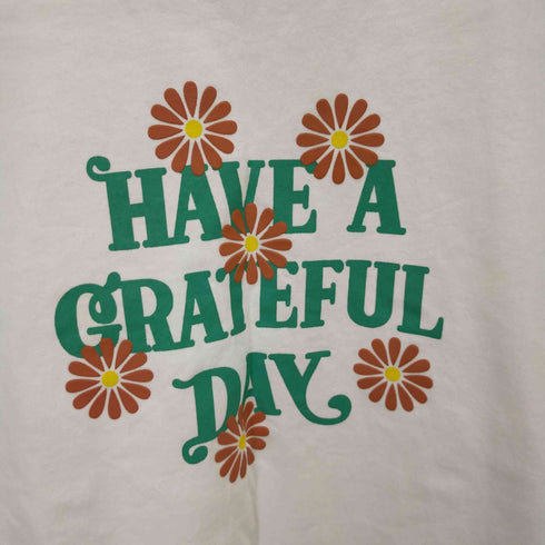 フリークスストア FREAKS STORE haveagratefulday 総柄プリントTシャツ レディース F