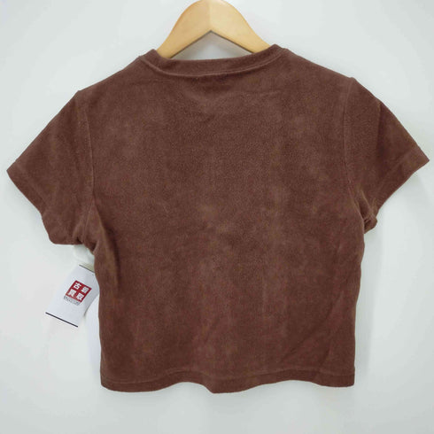 マリテフランソワジルボー MARITHE FRANCOIS GIRBAUD タオル生地クルーネック半袖Tシャツ レディース M