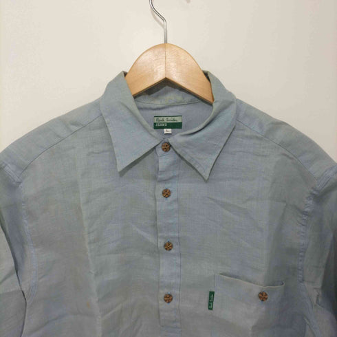 ポール・スミスジーンズ Paul Smith JEANS リネンポロシャツ メンズ import:L