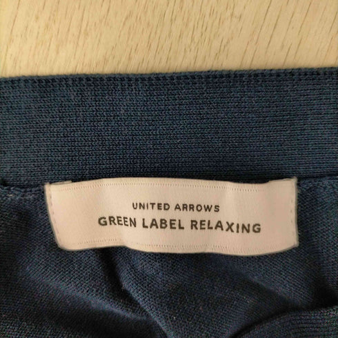 ユナイテッドアローズグリーンレーベルリラクシング UNITED ARROWS green label relaxing 天竺 Vネック カーディガン メンズ JPN:L