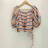 マイラン MYLAN Striped Linen Volume Sleeve ブラウス レディース FREE