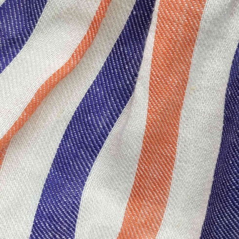 マイラン MYLAN Striped Linen Volume Sleeve ブラウス レディース FREE