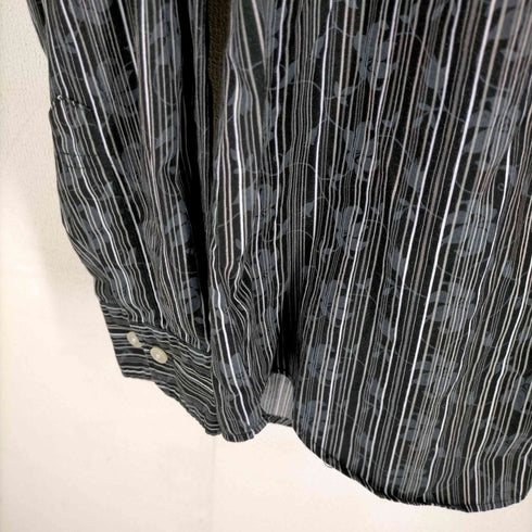 アルカルザ ALCARZA 総柄 比翼ボタンシャツ メンズ JPN:L