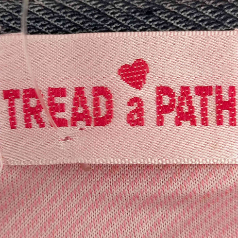 TREAD a PATH 00s Y2K スクエアネック リンガーTシャツ レディース JPN:M