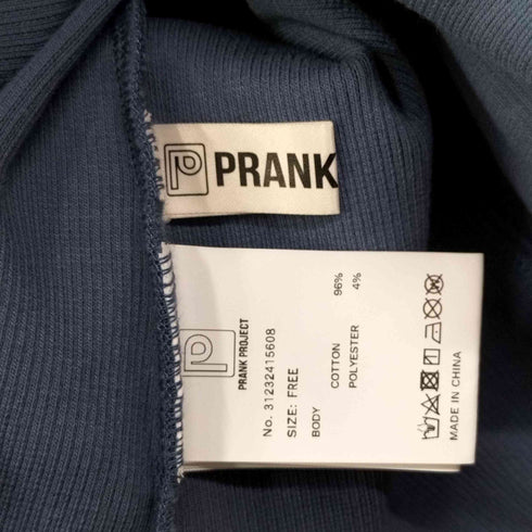 PRANKPROJECT プランクプロジェクト Corset Line Rib Top コルセット ライン リブ ボディスーツ トップス Y2K レディース FREE