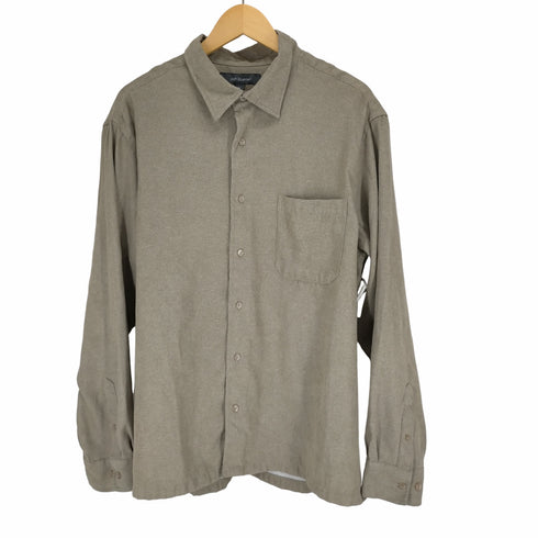 クラフトアンドバロー Croft&Barrow ボックスシルエット長袖シャツ メンズ JPN:XL